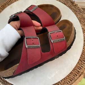 Birkenstock Arizona Sandal - Red Color